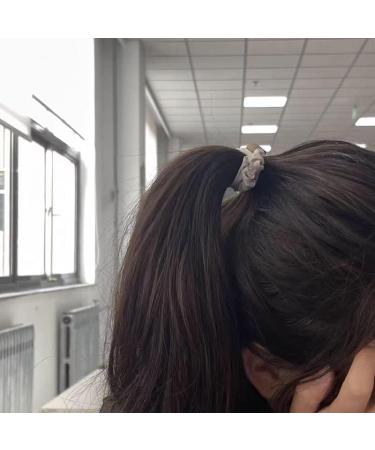 Heart Elastic Hair Ties for Women Girls Heart Hair Scrunchies Non Slip Ponytail Holders Satin Heart Shaped Scrunchie for Women Heart Hair Accessories Elastic Hair Band - Buy Online on SooperMarket.com