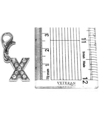 SKS Diamante Bling Clip On Alphabet Letter Charm (F) - Buy Online on SooperMarket.com