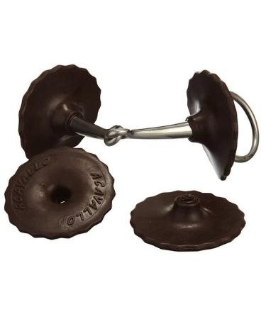 Acavallo Unisex's Brown Bit Guards One Size One Size Brown