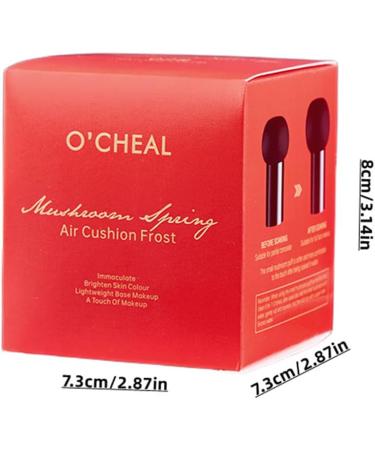 GL-Turelifes Mushroom Head CC Cream Air Cushion Foundation Water Feeling Flawless BB Cream Moisturizing Oil Control Long Lasting Lightweight & Smoothing Natural Concealer (H-02 Natural 0.53 Oz) 15 g (Pack of 1) H-02 Natural - Buy Online on SooperMarket.com