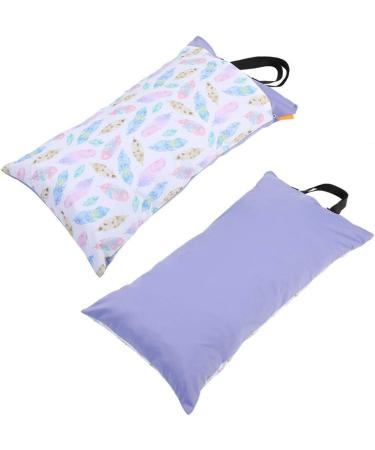 Diaper Bag Waterproof Large Capacity Hanging Wet Dry Cloth Baby Inserts Nappy Laundry Storage Bag for Newborn Infants (EF203) - Buy Online on SooperMarket.com