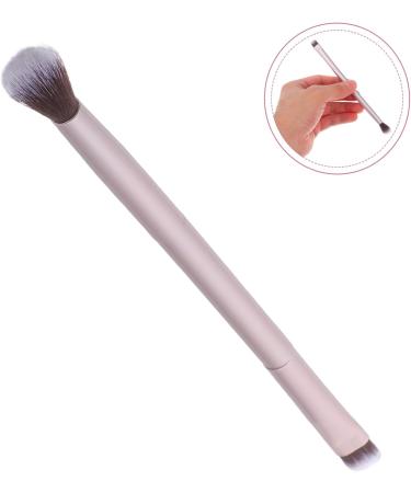 Housoutil Matted Eyeshadow Tool Eyebrow Cosmetic Gold Makeup Ended Foundation Shallow Brush Double - Buy Online on SooperMarket.com