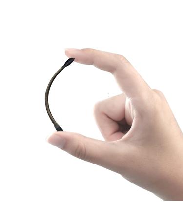 HOMEFOX Black Cotton Swabs Precision Pointed - 400 Count | Organic Charcoal Tip | Gentle & Cruelty-Free | Double-Sided | Soft Paper Stick | Black - Buy Online on SooperMarket.com