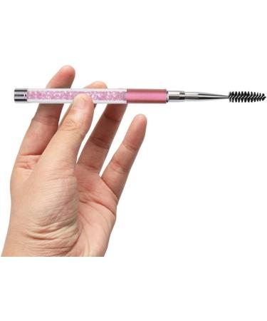 SKYPIA Eyelashes Comb Curlers Makeup Brush Mascara Brush Make Up Wands Eyebrow Brush with Cap Travel Accessories (PINK)  - Buy Online on SooperMarket.com