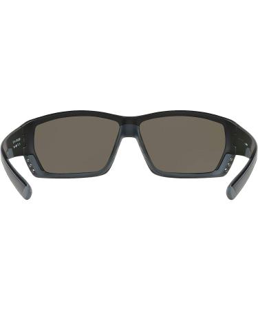 Costa Del Mar Men's Tuna Alley Matte Black/Grey Blue Polarized Sunglasses - 580g - Buy Online on SooperMarket.com