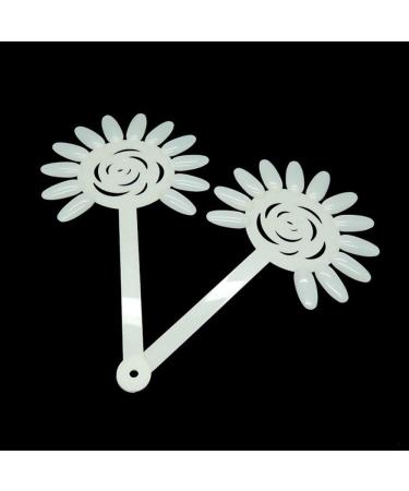 Yueton 240 Tips Nail Art Design Practice Sticks Set - White & Transparent - Buy Online on SooperMarket.com