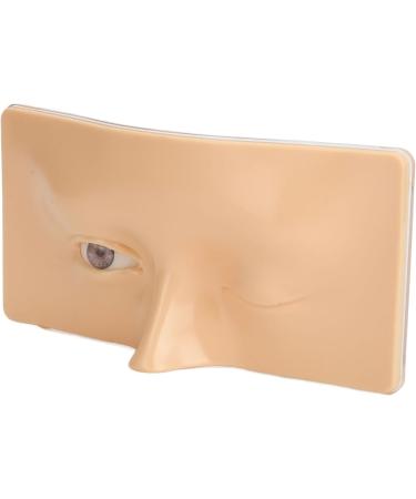 Dekaim Makeup Practice Board Silicone Face Eye Makeup Practice Board with Eyeshadow Brush for Self-taught or Professional Enthusiasts (White Skin) - Buy Online on SooperMarket.com
