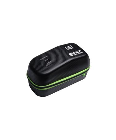 Exalt Paintball Loader Case - Univeral Paintball Hopper Protective Case - Carbon Case Series (Black Carbon/Lime Microfiber)