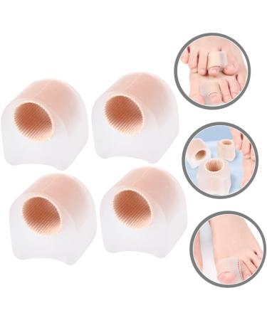 2 Pairs Silicone Toe Sleeves & Splint for Toe Separation & Valgus Correction - Reusable & Comfortable Toe Splitter Set 2.7x2.2cm - Buy Online on SooperMarket.com