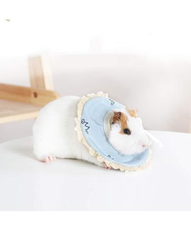 Buy DERCLIVE Small Pet Elizabeth Collar - Protective Circle Nursing Ring for Guinea Pig Rabbit Sugar Glider - Pink/Blue - L. Blue - Ideal for International Shipping - Buy Online on SooperMarket.com