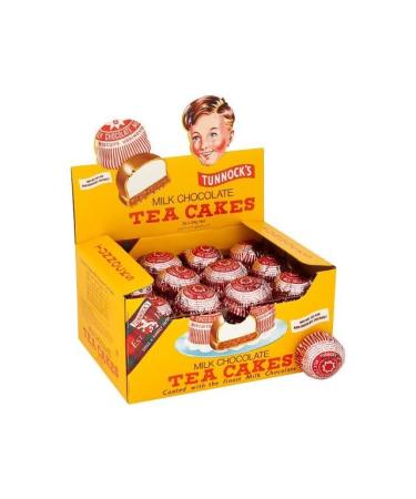 Tunnock's Individually Wrapped Mallow Centre Milk Chocolate Tea Cakes 24g (36 Teacakes x 24g) Teacake 36 Teacakes x 24g
