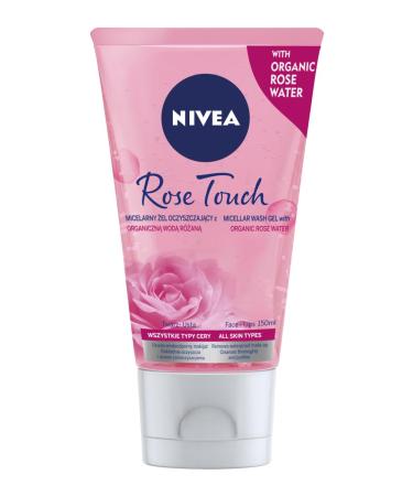 NIVEA Rose Touch Micellar Cleansing Gel with Rose Water for All Skin Types 150 ml