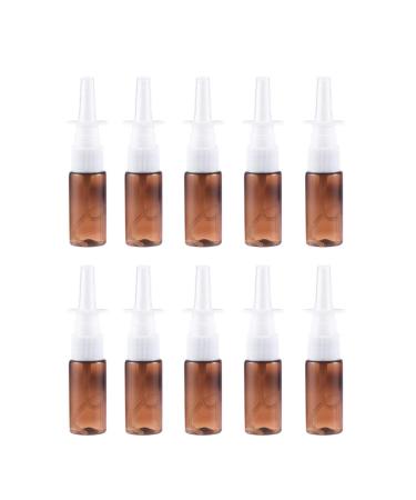 Artibetter 10 pieces of empty nasal spray bottle Refillable atomizable atomizer plastic spray bottle for make-up water perfume essential oils 15 ml