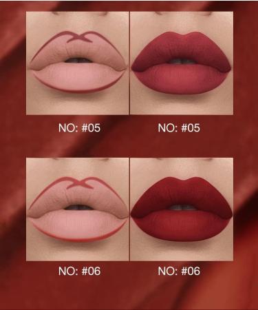 12-Piece Nude Liquid Lipstick & Lipliner Set - Long Lasting, Waterproof, Matte Finish - 24-Hour Stay, Non-Fading - Makeup Gift for Women (Set B) - Buy Online on SooperMarket.com