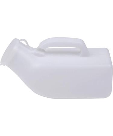 GRISDEPPD Male Urinal Long Neck Incontinence Pee Clear Plastic 1000ML Urine Collection Device  - Buy Online on SooperMarket.com
