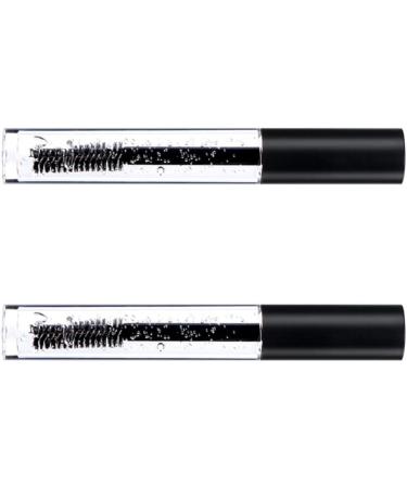 Clear Eyebrow Setting Gel Waterproof Liquid Brow Shaping Gel Long Lasting Brow Gel with Brush 2PCS. - Buy Online on SooperMarket.com