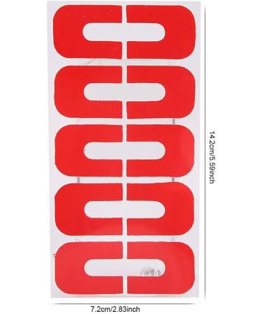 50PCS Disposable Nail Polish Protector Peel Off Stickers - U-Shape Tape for Nail Art, Skin Barrier & Spill Proof Cover - Buy Online on SooperMarket.com
