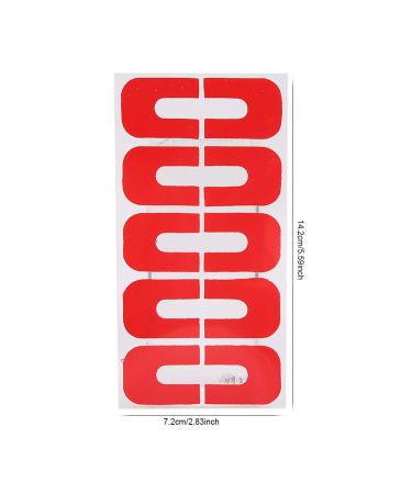 Latex Nail Polish Barrier - 50pcs Protector for Home & Salon Use | Anti-Overflow Hot Stamping - Buy Online on SooperMarket.com