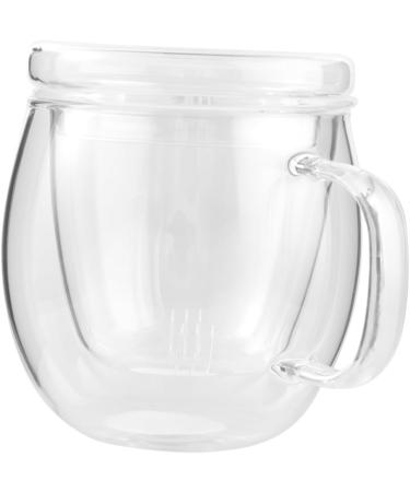 Zerodeko 2pcs Tea Filter Cup Drinking Milk Mug Cup Kettle Water Tea Cup Clear Tea Kettle Tea Infuser Mug Filtering Clear Tumbler Clear Tea Cup Filter Tea Cup Water Cup Office Glass Transparentx2pcs 11x9cmx2pcs - Buy Online on SooperMarket.com