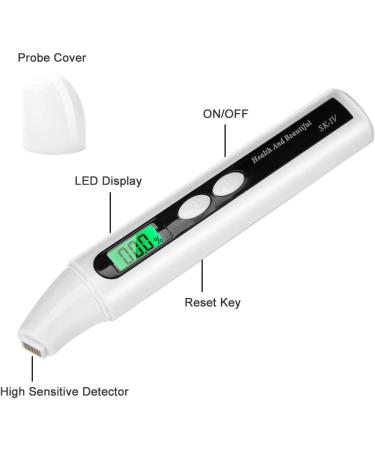 Digital Skin Moisture Detector - USB Facial Analyzer & Portable Skin Tester for Home & Salon Beauty - Buy Online on SooperMarket.com