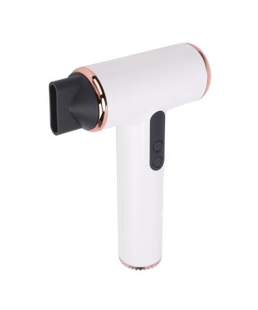 Cordless Hair Dryer 3 Speeds 3 Temp Adjustable Portable Small Blow Dryer with Digital Screen USB Rechargeable Travel Hair Dryer for Home Travel Dorm Camping Hair Care Dryer