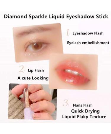 Go Ho Glitter Eyeshadow & Eyeliner Set - Diamond Sparkle Makeup Kit for Women - Korean Makeup 04 Champagne Bronze - Buy Online on SooperMarket.com