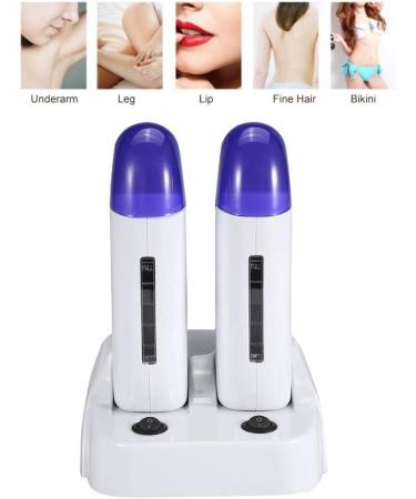 Depilatory Roll Hair Removal Waxing Roller Roll Wax Heater Waxing Paper Electric Rolling Wax Warmer Body Hair Removal Salon Tool (5#) - Buy Online on SooperMarket.com