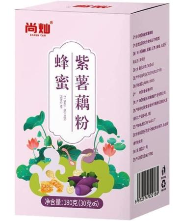 Purple Potato Black Sesame Grain Lotus Root Powder Nutritious and Healthy Breakfast Healthy and Full Meal Replacement Porridge with Fruit Nuts (Honey Purple Potato Lotus Root Noodles 3 box) Honey Purple Potato Lotus Root Noodles 3 box - Buy Online on SooperMarket.com