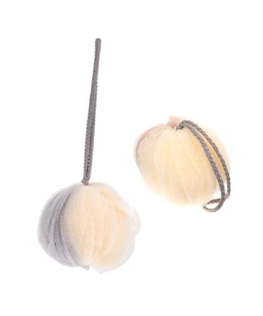 NOLITOY 2pcs Bath Flower Bathroom Sponge Nets Shower Ball Bathing Sponge Scrubbers Body Scrub Sponge Mesh Bath Sponge Bath Loofah Mesh Bath Pouf Shower Poufs or Bath Ball at Home