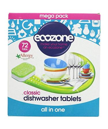Ecozone | Dishwasher Tablets - All In One | 1 x 72s