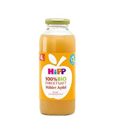 Hipp 100% organic direct juices direct juice mild apple pack of 6 (6 x 330 ml) direct juice mild apple 330 ml (pack of 6)