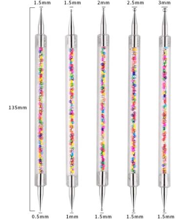 Desikixudy Nail Art Pen Pedicure Crystals Silicone Manicure Nail Point Drill Pen Drawing Polish Rhinestones Picker Pen - Buy Online on SooperMarket.com
