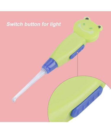 SWOQ Baby Ear er - Detachable Cute Cartoon Toddler Ear er with Flashlight Function (Green Frog) - Buy Online on SooperMarket.com