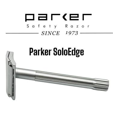 Buy Parker Safety Razor SOLOEDGE - Magnetic Single Edge Razor with 100 Blades for a Smooth Comfortable Shave | International Shipping Available - Buy Online on SooperMarket.com