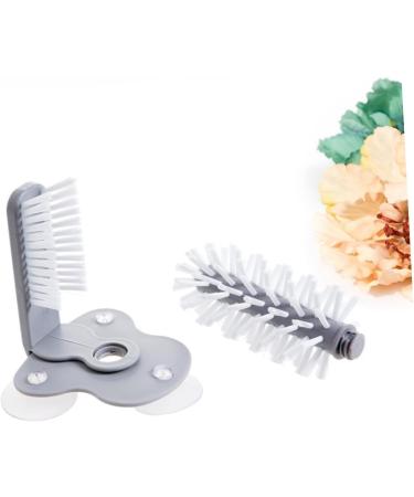 FRCOLOR 2pcs Creative Suction Wall Lazy Cup Brush Baby Water Brush Cleaner Vent Cleaner Glass Cleaner Brush Mug Brush Water Bottle Lazy Wall Brush Earth Tones Makeup To Rotate - Buy Online on SooperMarket.com