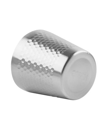 Angoily 1st beer mug shaving soil shell shaving dishes men shaving brush shell wood shaving cup marble shaving shell made of metal brush bowl cup of rustproof steel silver 7.1x7cm