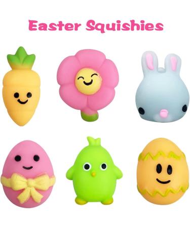 QINGQIU 6 Pack Easter Bubble Bath Bombs with Squishy Toys - Kids Easter Basket Stuffers - Buy Online on SooperMarket.com