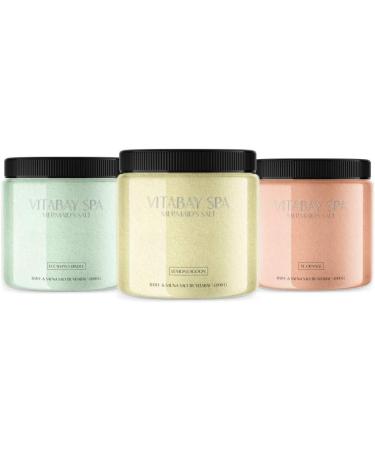 Vitabay Lavender Bay Sauna & Bath Salt 1000g - Gentle Body Scrub for Whirlpool | International Shipping - Buy Online on SooperMarket.com
