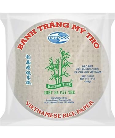 CNMART Bamboo Tree Vietnamese Rice Paper Round 22 cm 340g Great for Spring Roll GOI Cuon Banh Trang (Pack of 10) - Buy Online on SooperMarket.com