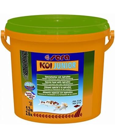 Sera Koi Color Nature Mini 3.8 Ltr - Natural Feed with 10% Spirulina for Colorful Koi (up to 12 cm) - No Colorants No Preservatives 1 Pack - International Shipping Available - Buy Online on SooperMarket.com