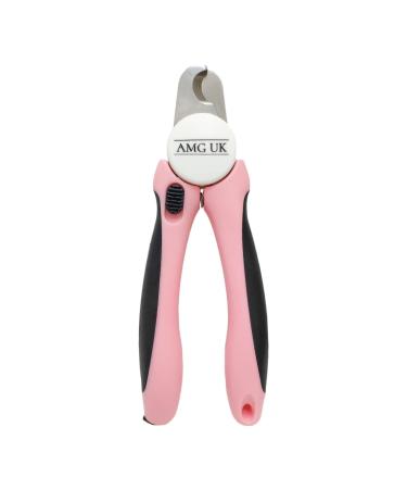 AMG Best Professional Pet Nail Clippers Dogs & Cats Protective Guard Ergonomic Design For Comfort Of Use Nail File Included Large & Small Pets