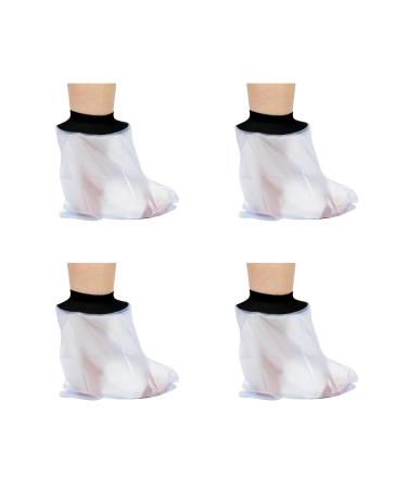 Kikolufy 4X Waterproof Cast Cover Leg for Adult Ankle Shower Bath Watertight Foot Protector Wounds for Swimming Bath Accessories