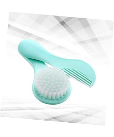 STAHAD Newborn Bath Kit - Baby Toddler Friendly Hair Accessories Set with Comb, Brush, and Massage Bristles - Safe and Easy Plastic Bathing Tools - Buy Online on SooperMarket.com