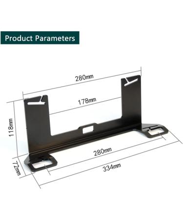 Universal Child Safety Seat Belt Thicken Bracket Mount Base ISOFIX Latch Interface - Black - Buy Online on SooperMarket.com