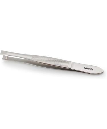 Professional Eyebrow Tweezers Slant Tip Precision Hair Tweezers Men & Women Stainless Steel Best for Plucking Chin Facial Hair 3.2"/8.3 cm