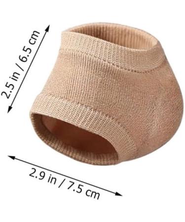 minkissy 2 Pairs Moisturizing Heel Socks Open Toe Socks Cracked Gel Heel Protector Toeless Spa Socks Heel Repair Socks Footcare for Dry Hard Cracked Skin B - Buy Online on SooperMarket.com