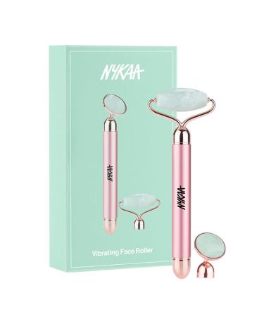 Nykaa Naturals Green Jade Vibrating Face Roller - Tone Muscles Reduce Eye Bags Prevent Acne & Dark Circles - 1 pc - Buy Online on SooperMarket.com