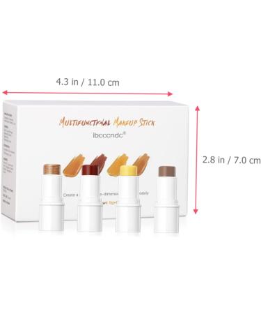 Gogogmee 1 Set Contour Stick Face Highlighter Stick Blush Makeup Stick Contour Makeup Blush Stick Contour Kit Contouring Makeup Kit for Beginners Contouring Stick Face Contouring Makeup Kit - Buy Online on SooperMarket.com