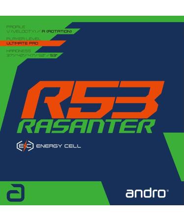 Buy Andro Covering Rapid R 53 Black 2.3 mm - Best International Shipping & Quality Table Tennis Rubber - Buy Online on SooperMarket.com