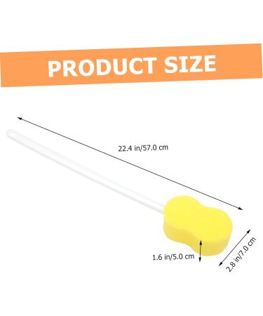 BELLIFFY Long Handle Bath Sponge Back Cleaner for Shower Loofah Exfoliating Body Scrubber Shower Brush Back Brush for Shower Sponges for Brush Handle for Shower Handled Sponge Bathing Pp - Buy Online on SooperMarket.com